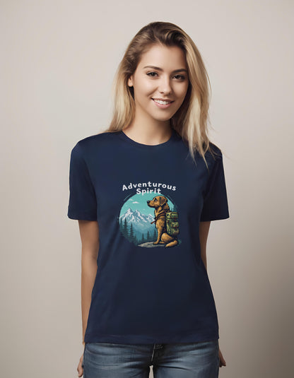 mountains - joyful illustration - t-shirt