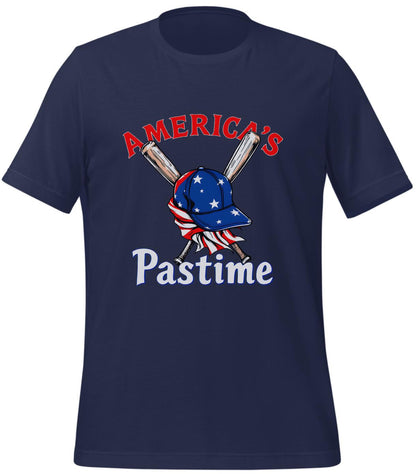 american sports culture - t-shirt - navy - teamwork - culture