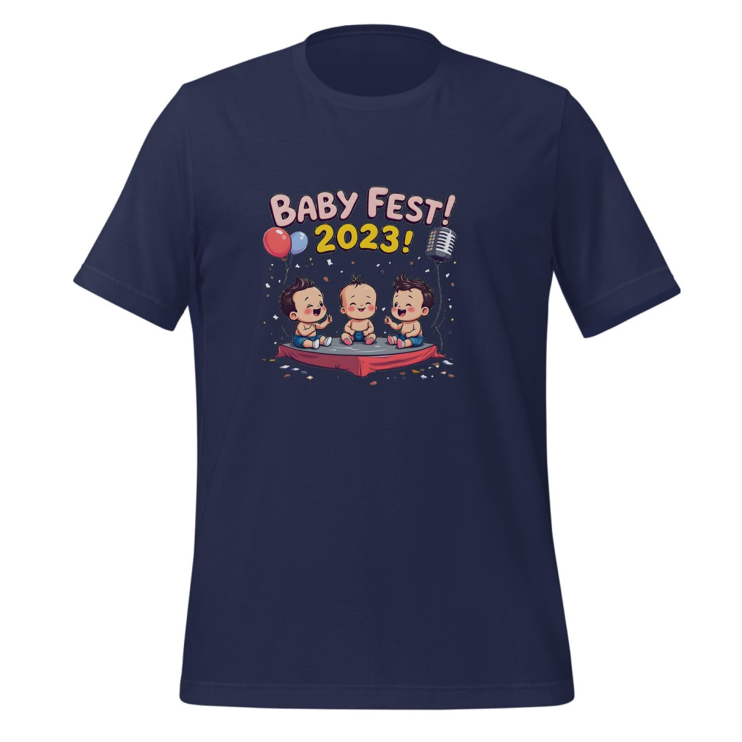 t-shirt - playful baby characters - new parents