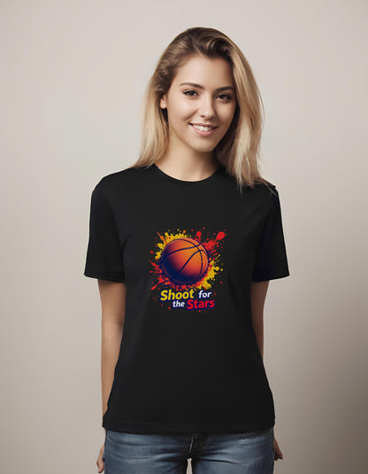 comfortable - vibrant splash art - t-shirt