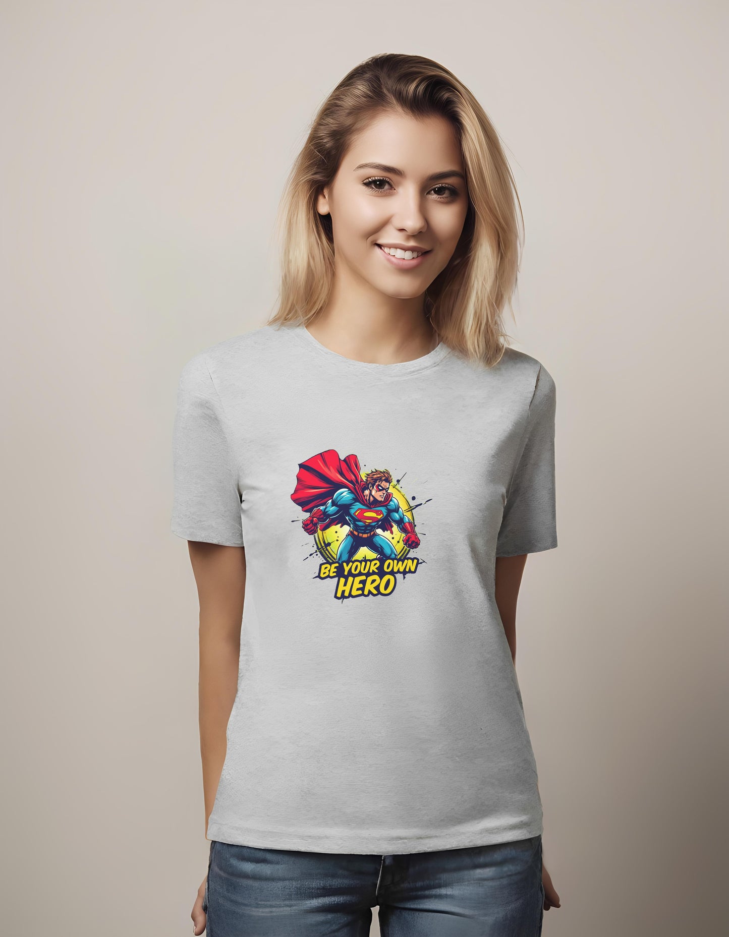 superhero art - t-shirt - for_women - confidence