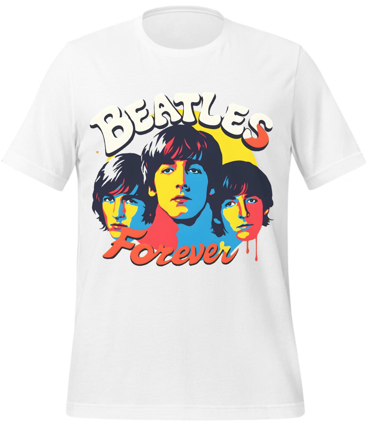 unisex - white - designers - t-shirt - beatles-t-shirt