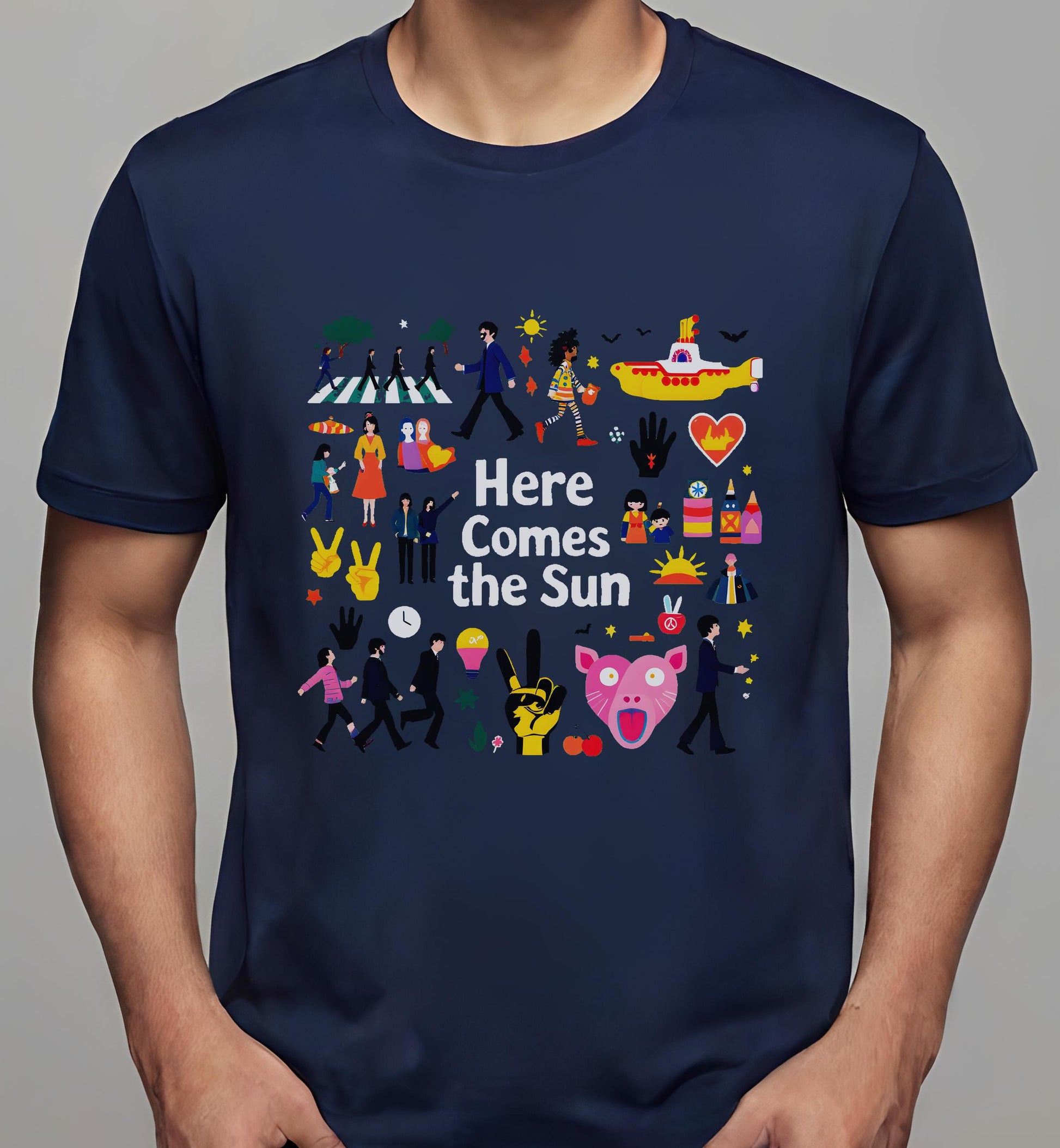 couples - navy - t-shirt - love - decorators