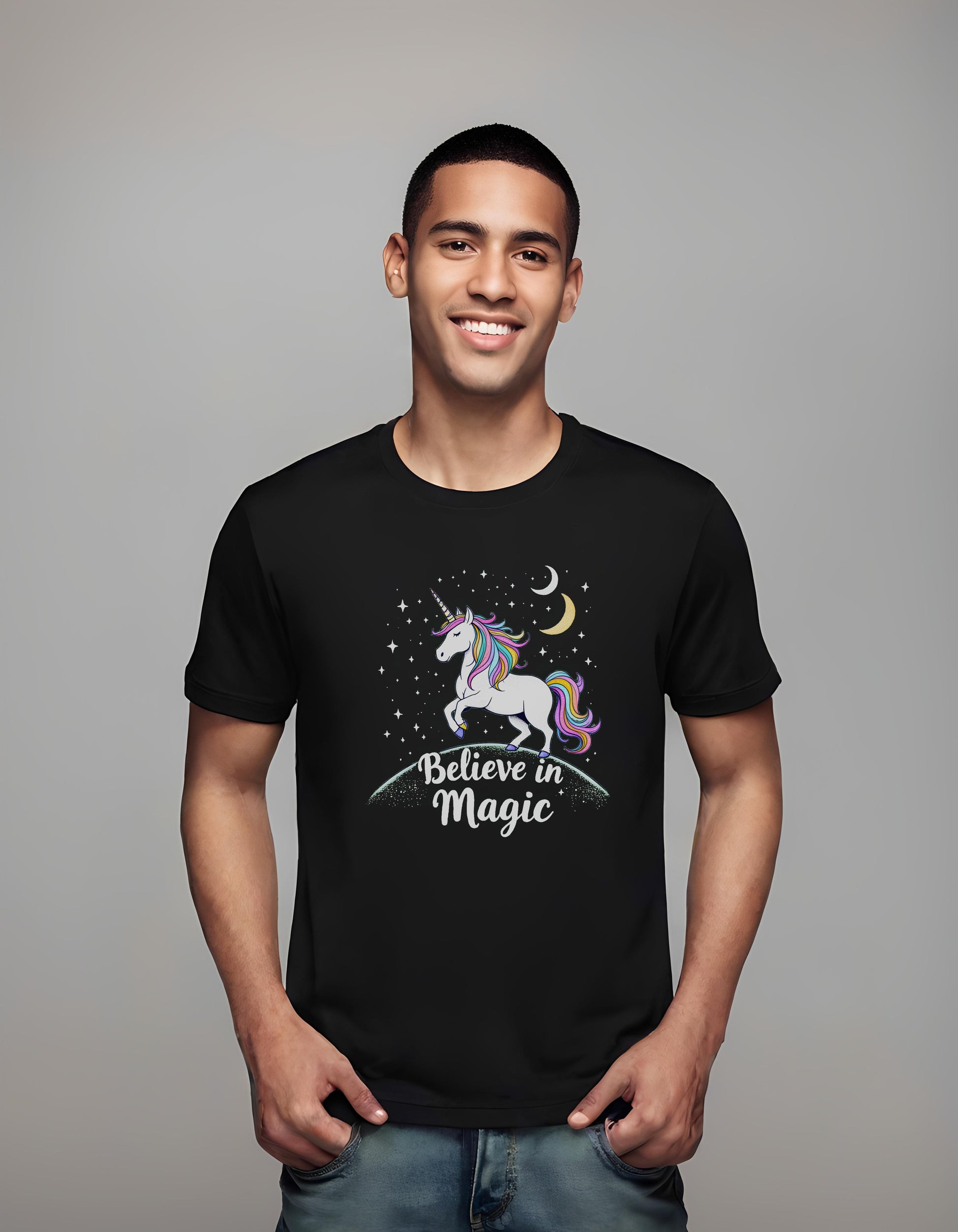 teens - artistic unicorn shirt - t-shirt