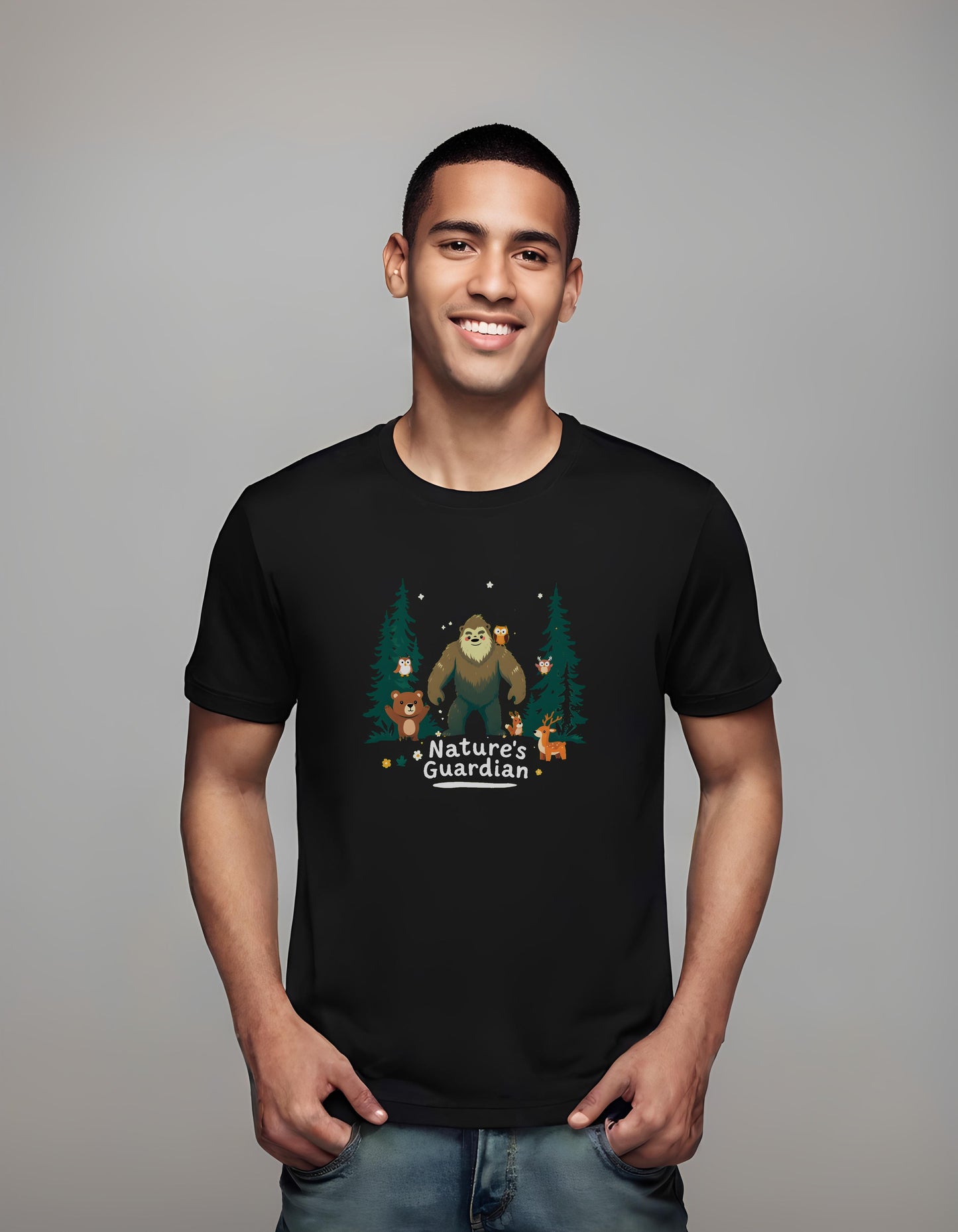 bigfoot - storytellers - t-shirt - forest animals