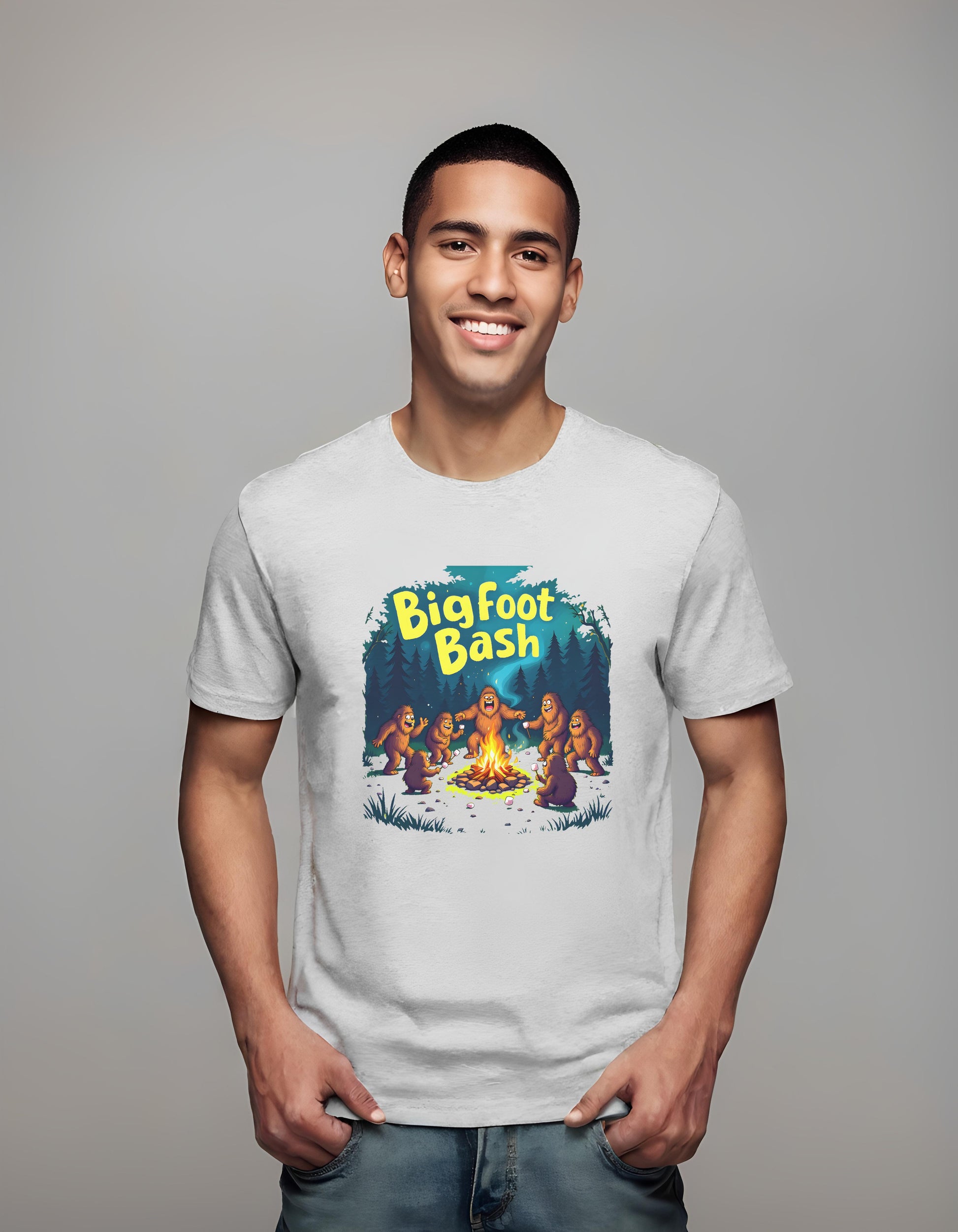 camping - adventure - playful illustration - t-shirt