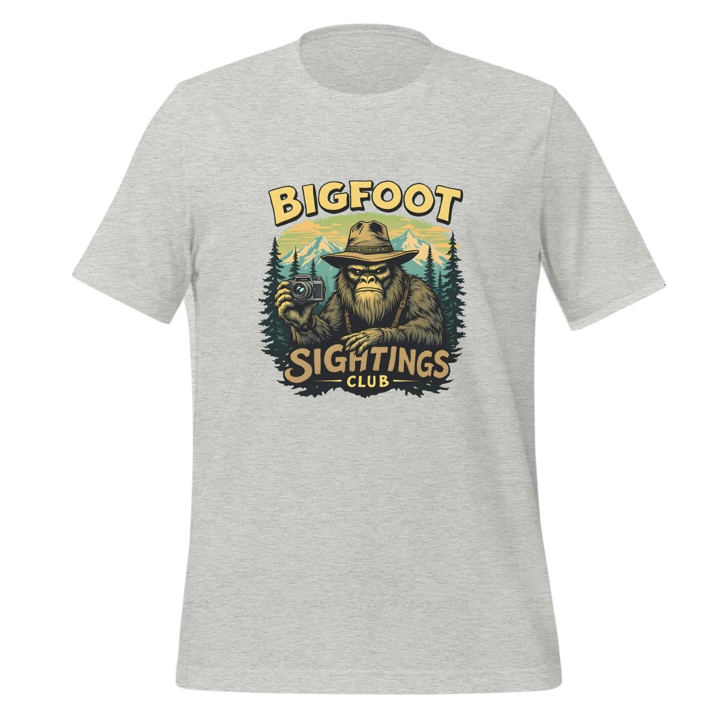 funny bigfoot gifts - t-shirt - storytelling - wilderness