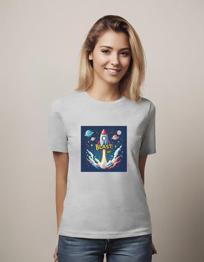 t-shirt - storm - fun rocket design