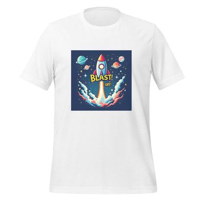 fun rocket design - t-shirt - playful space illustrations - learning