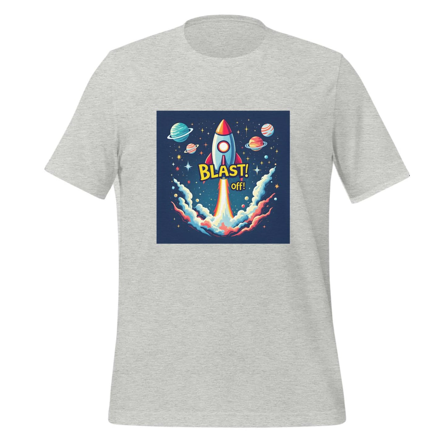 t-shirt - animation - educational rocket design