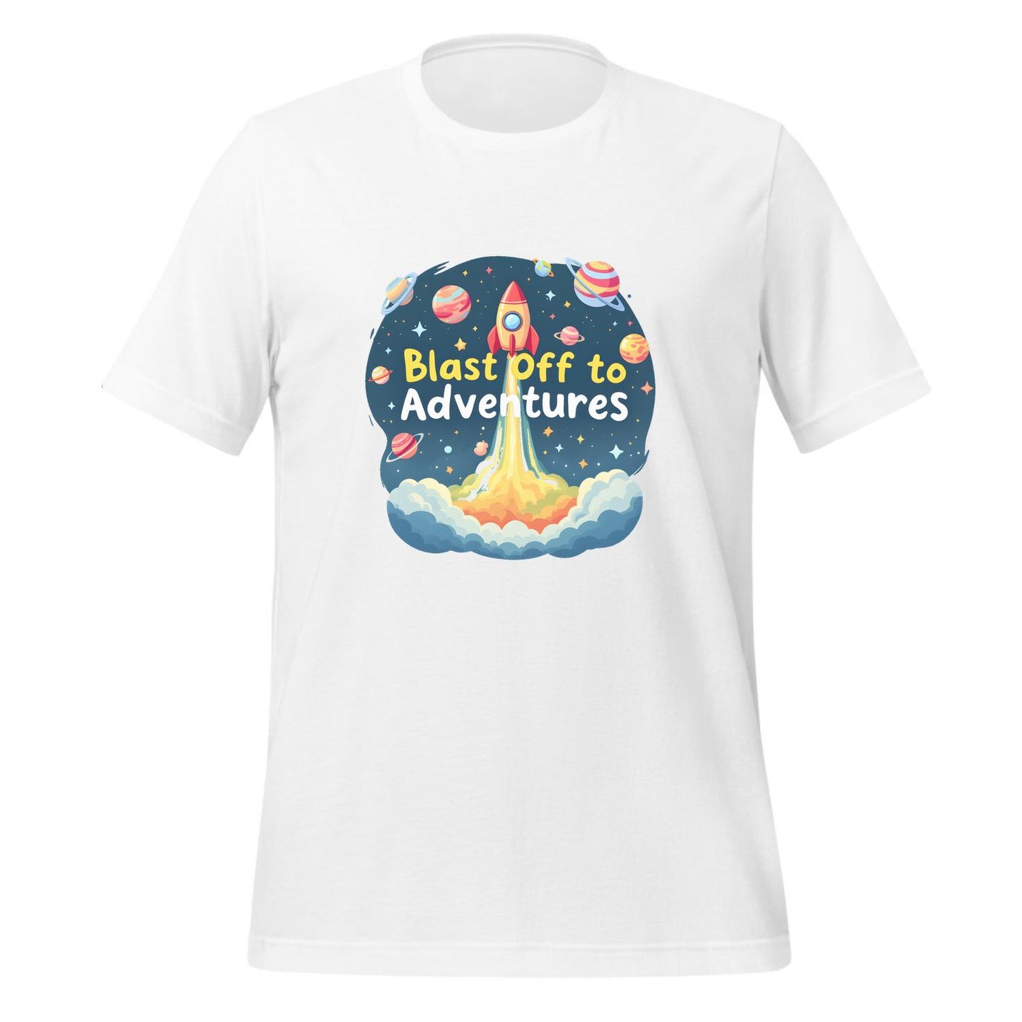 rocket ship - t-shirt - book lovers - creativity in design