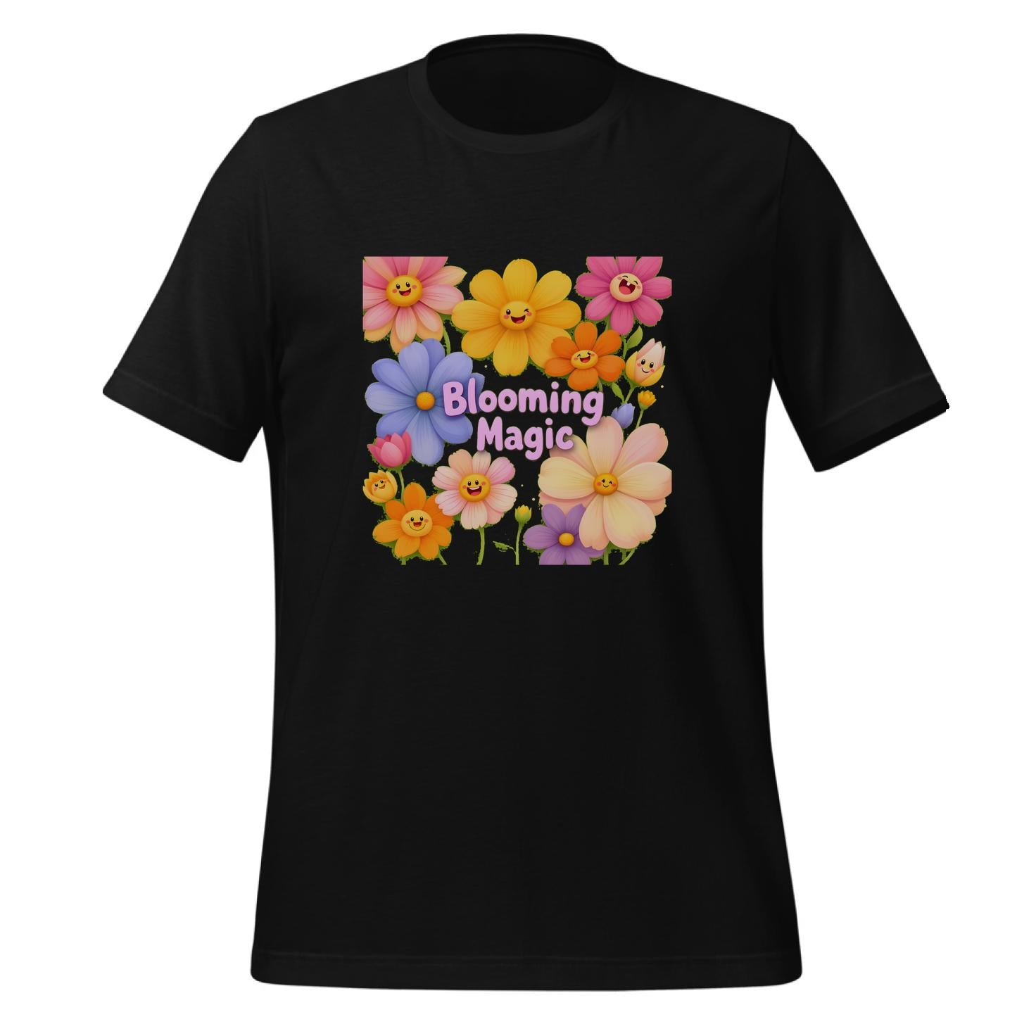 whimsical decor - t-shirt - happy flower posters