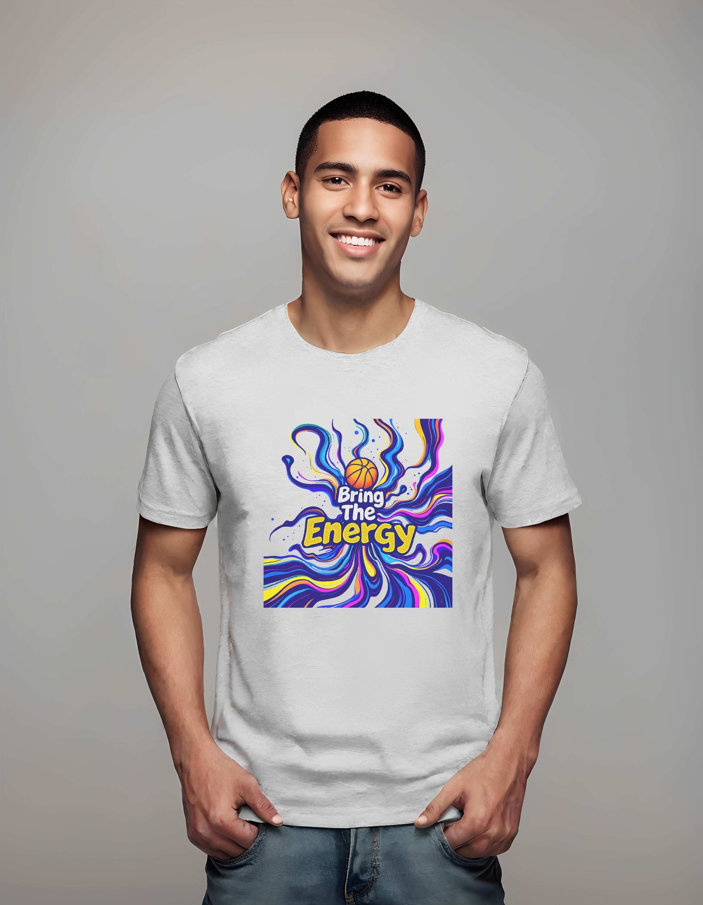 dynamic art print - t-shirt - sports enthusiasts - energy