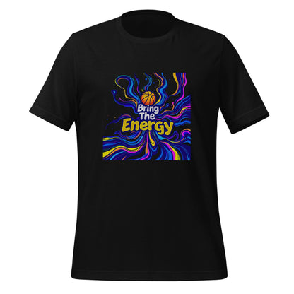 t-shirt - playful basketball graphics - energy