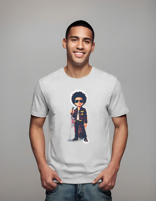 t-shirt - music memorabilia shirt - collector - cartoon illustration shirt