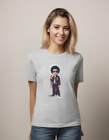 t-shirt - classic - playful retro top - music