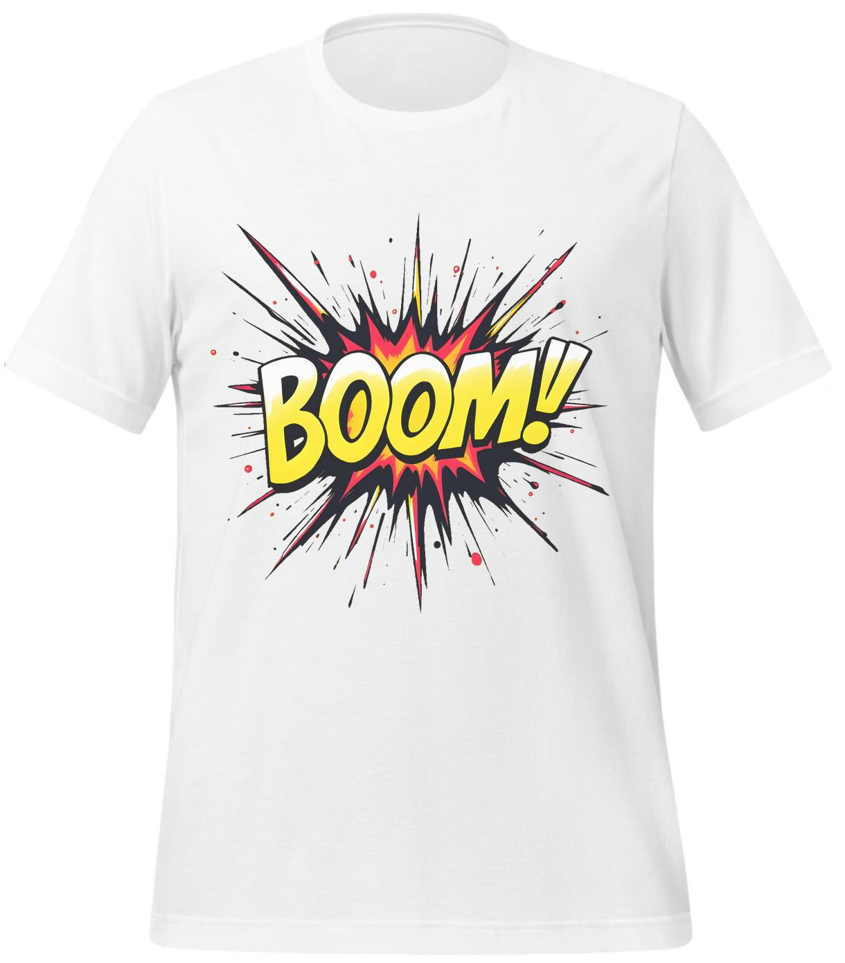 t-shirt - designers - fathers - white - explosion art