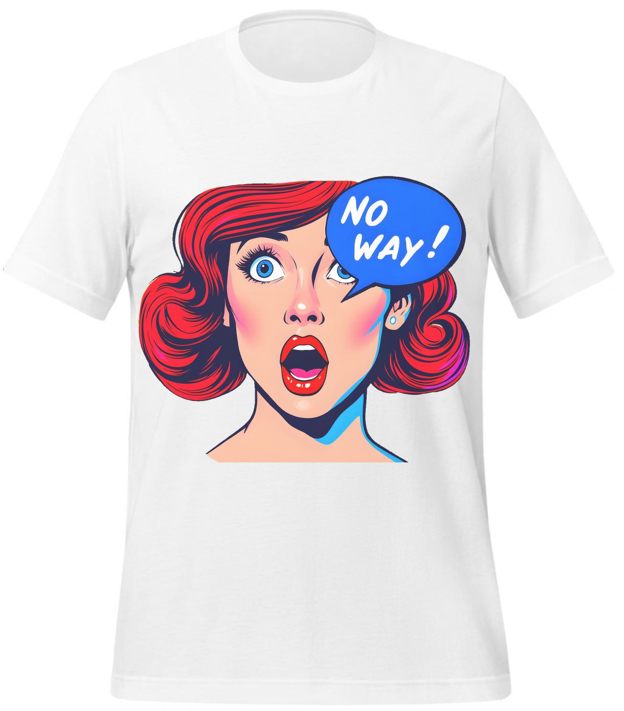 t-shirt - face - vibrant illustration - white