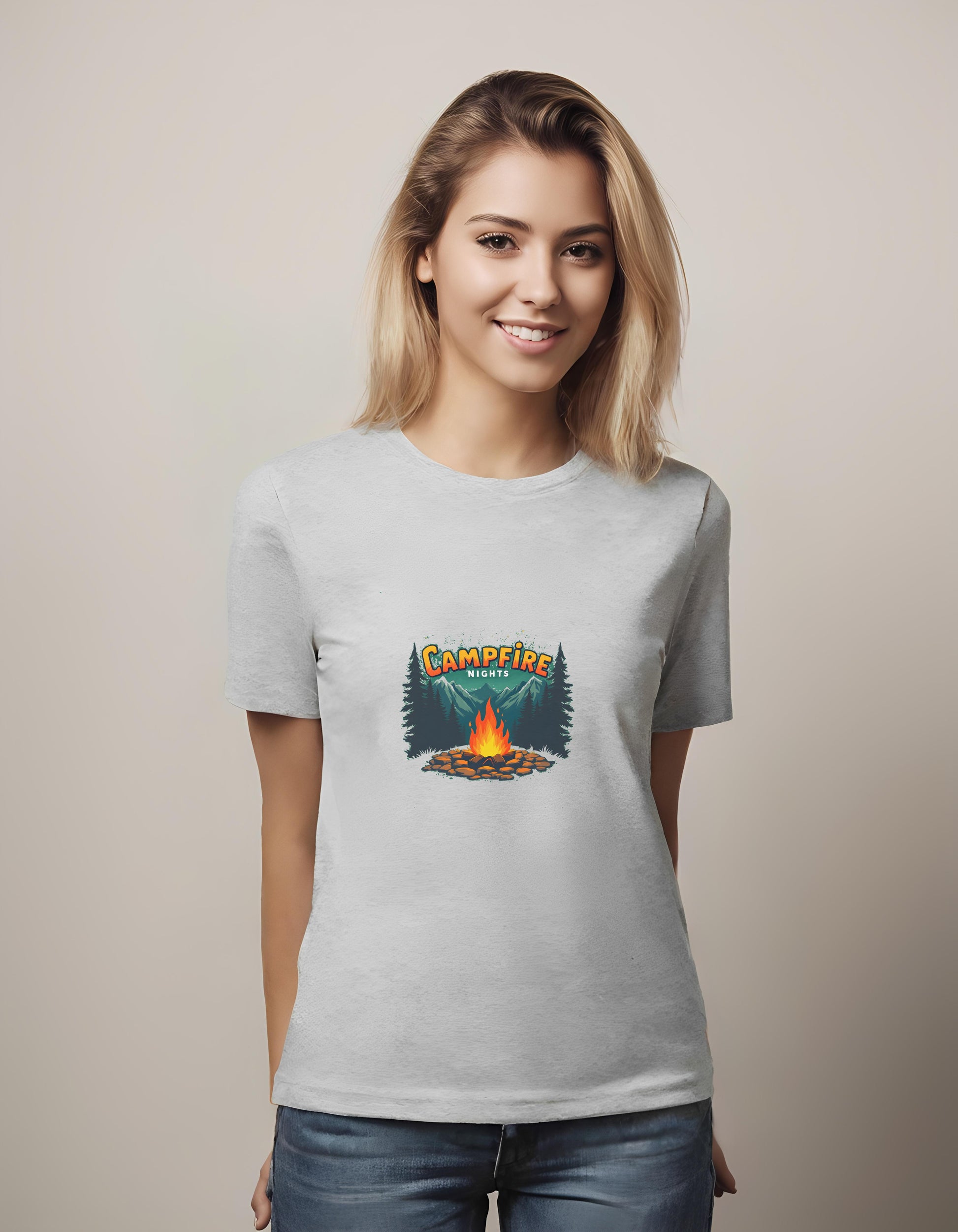 pine trees design - t-shirt - nature connection design