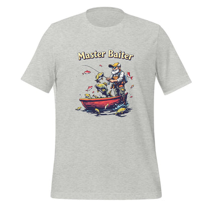 playful fishing illustration - t-shirt - cartoon