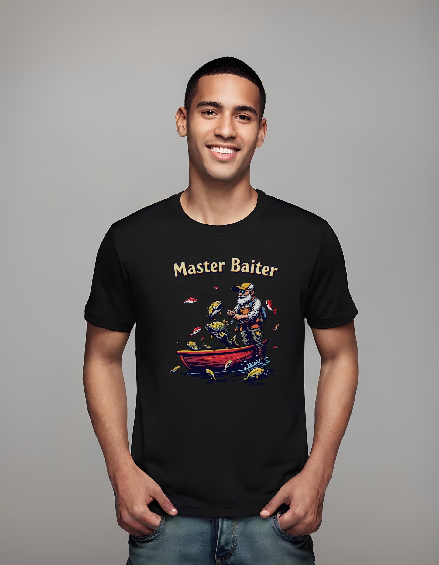 t-shirt - fishing accessories - fishing enthusiasts - master baiter shirt