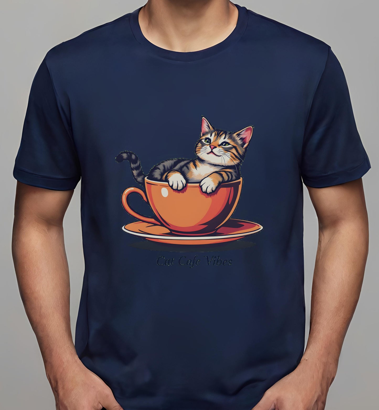 t-shirt - navy - vintage illustration - animal enthusiasts - whimsy