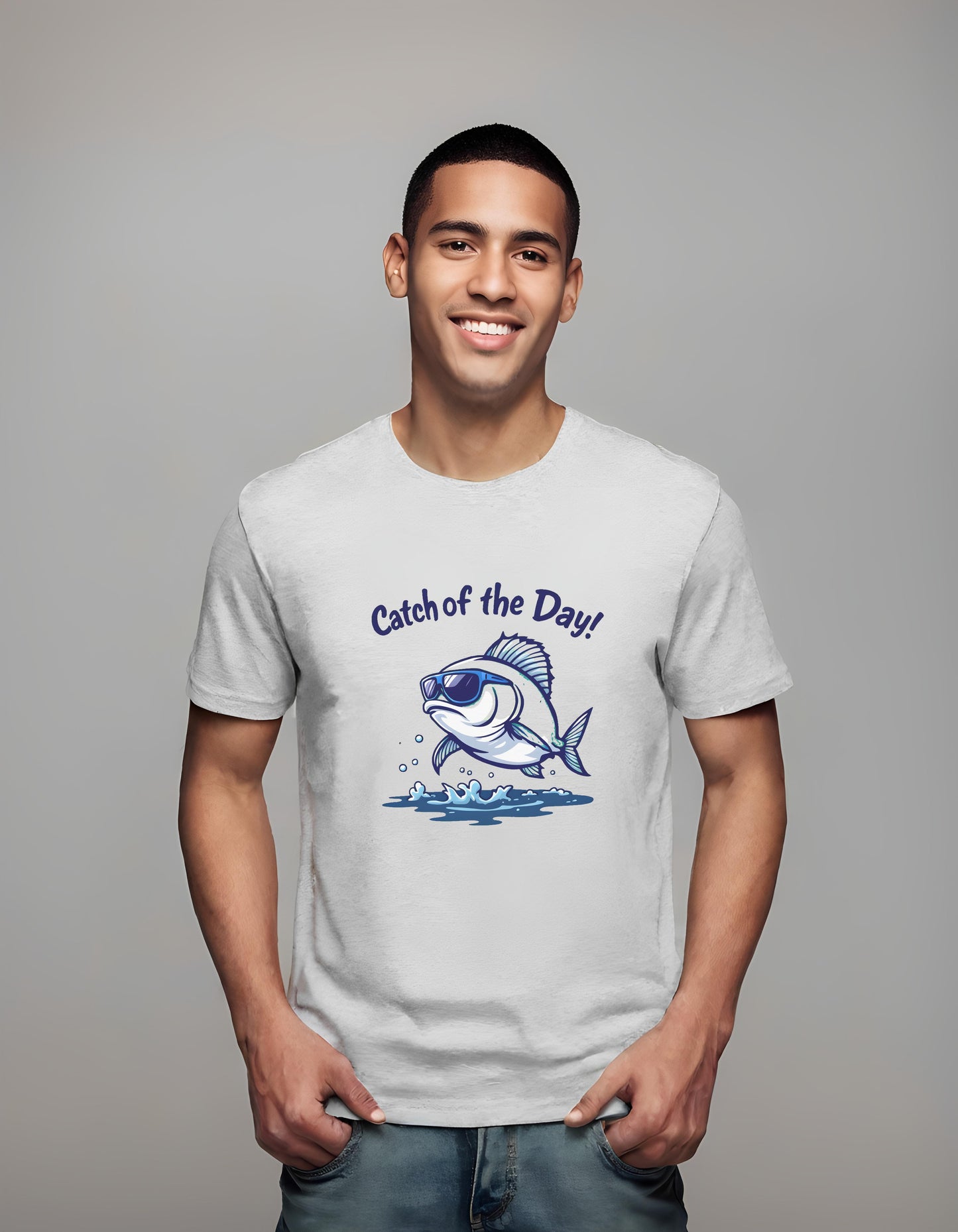 t-shirt - humor - fishing themed gifts - marine life graphics