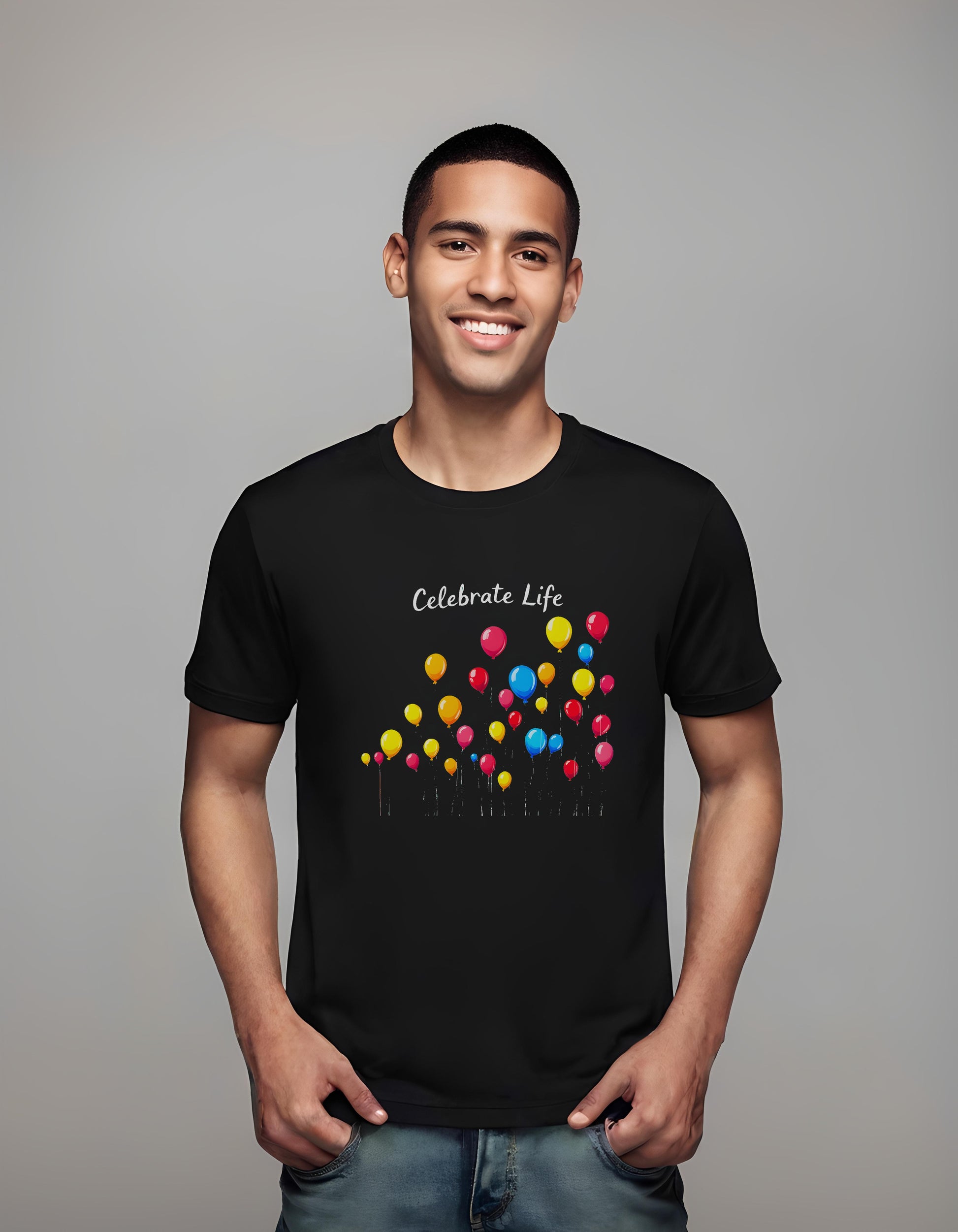 t-shirt - birthday celebrations - social - positive thinkers