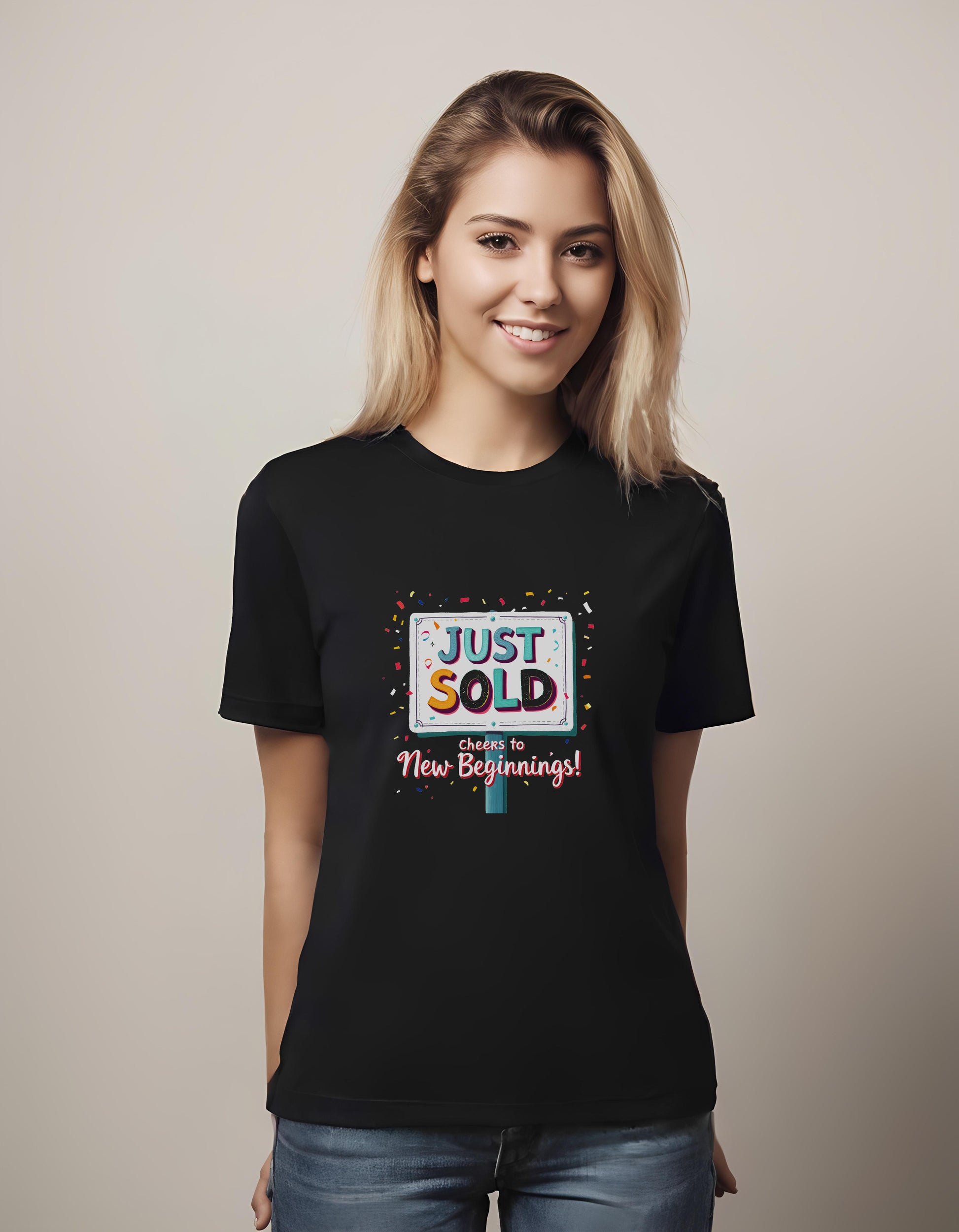 achievement - just sold sign - t-shirt