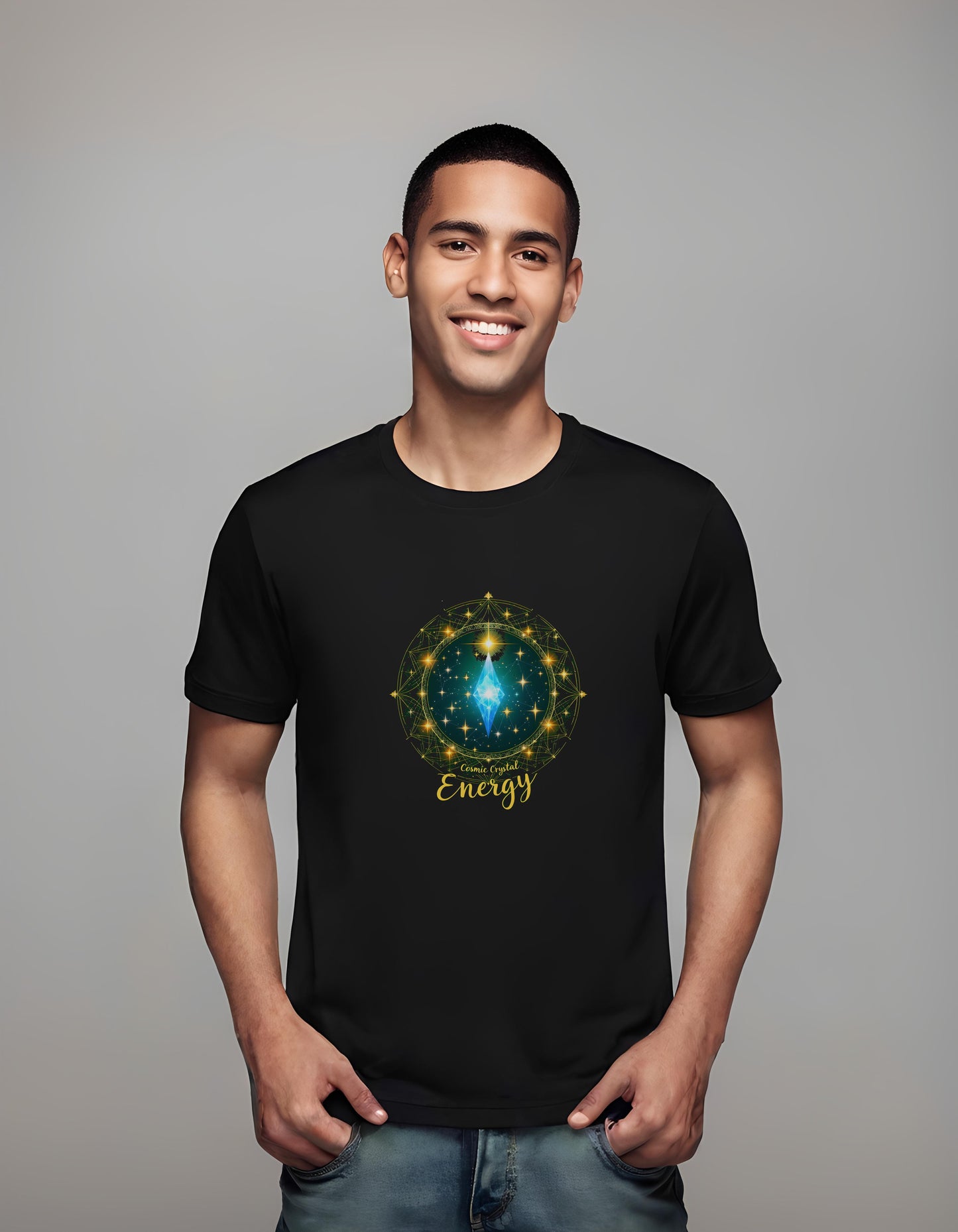 decorative art - t-shirt - crystal energy