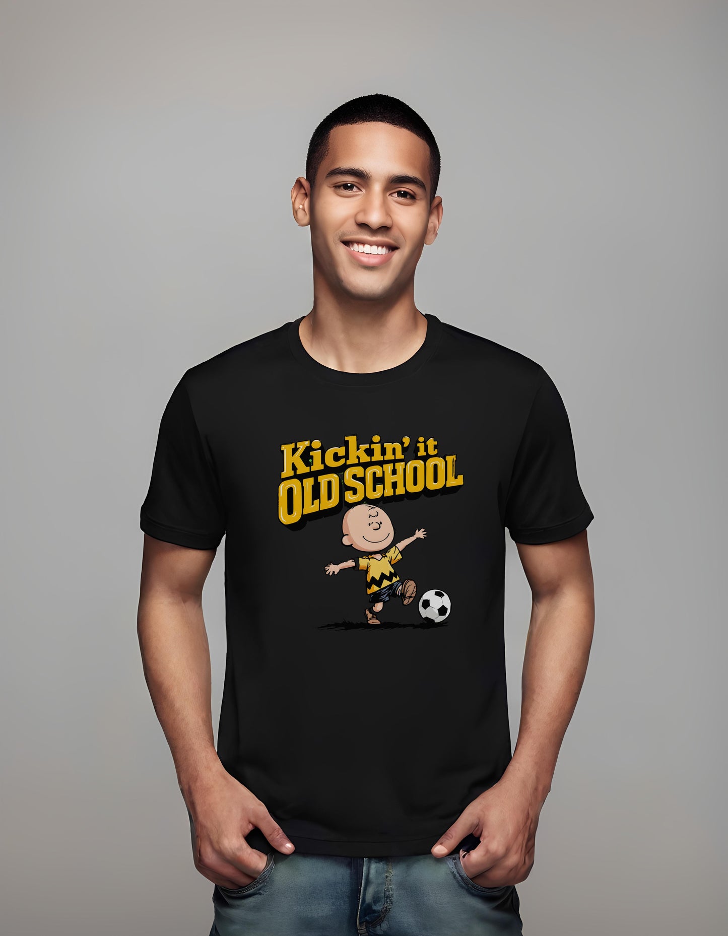 soccer - t-shirt - adults - charlie brown