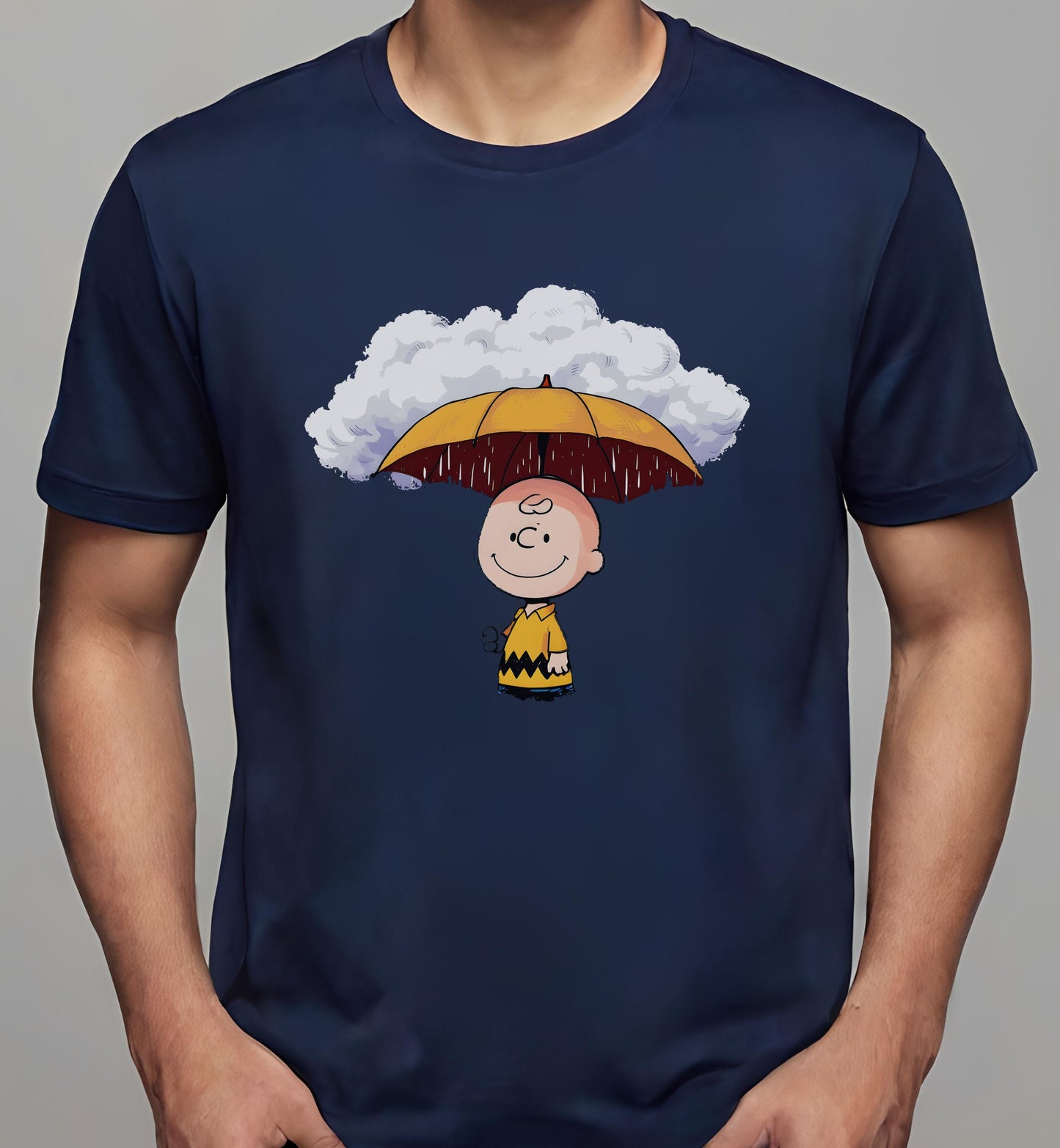 nostalgia - comic character design - t-shirt - students - navy