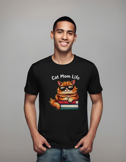 funny cat shirt - cozy t-shirt - comfortable cat tee