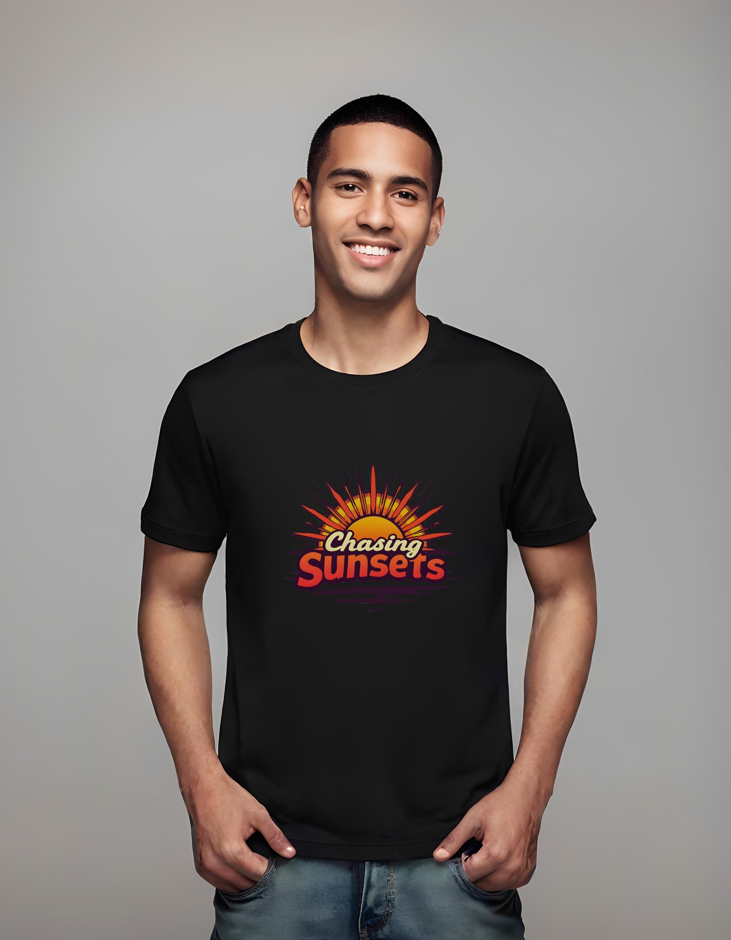 outdoor adventure apparel - vibrant sunset imagery - for_unisex - t-shirt