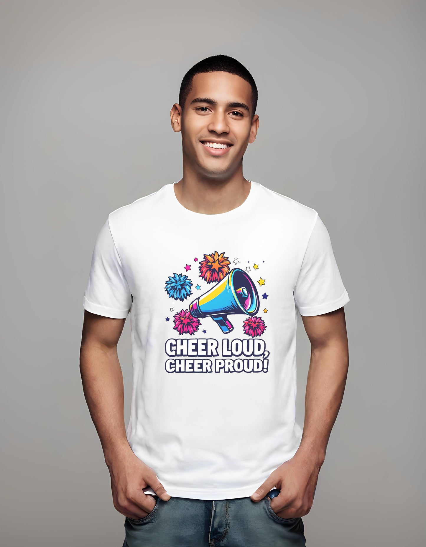 men - cheer loud merchandise - t-shirt