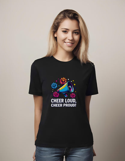 celebratory imagery - cheer culture art - t-shirt - sports event design