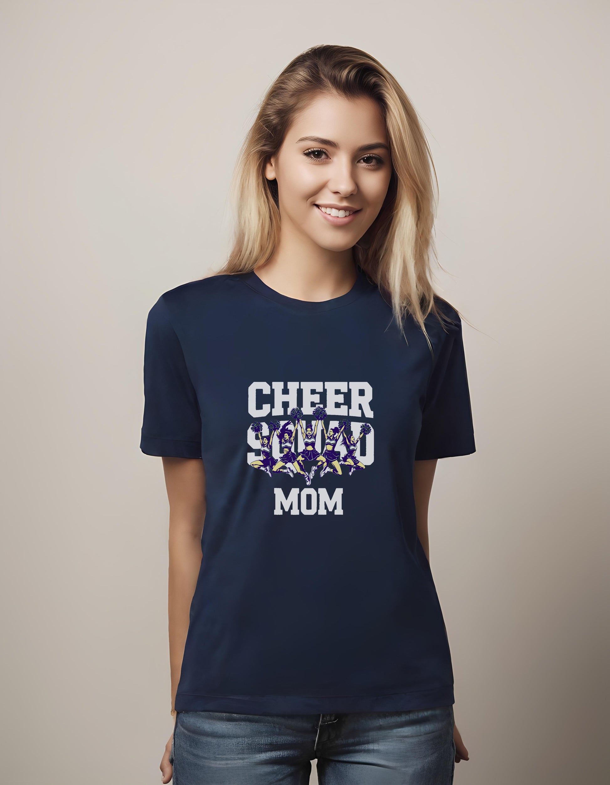 t-shirt - cheerleading design - illustration for cheerleaders