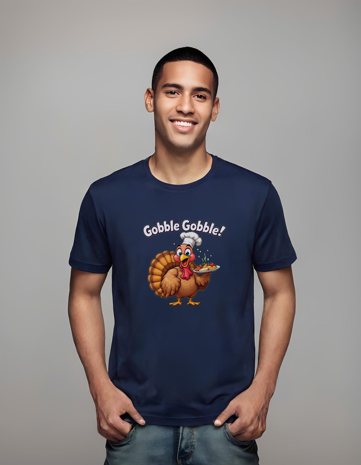 t-shirt - colorful turkey illustration - turkey lovers - vibrant turkey artwork