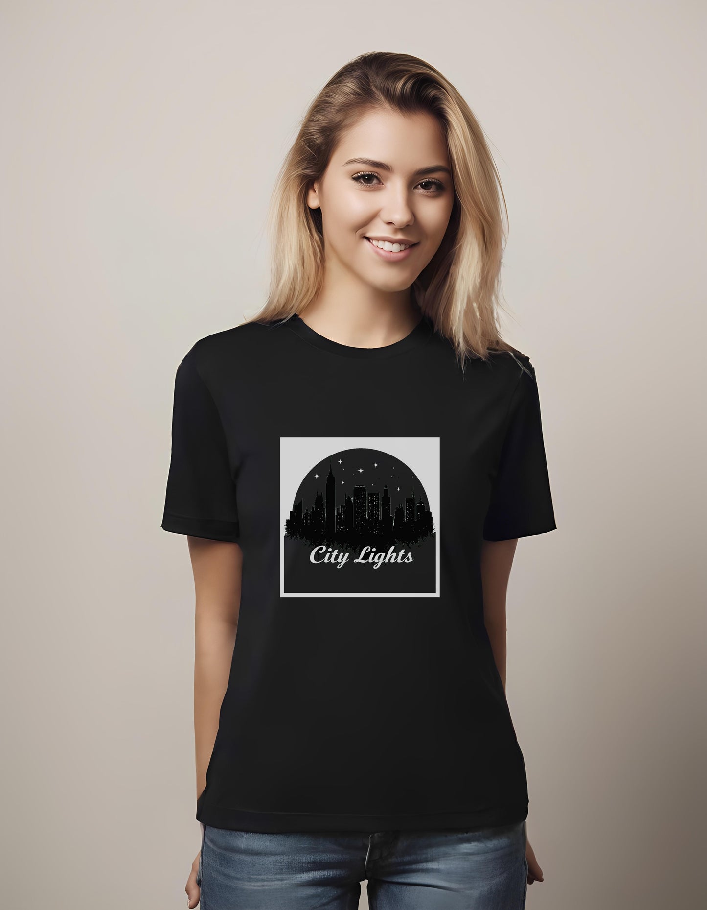 high-quality t-shirt - city skyline art - modern