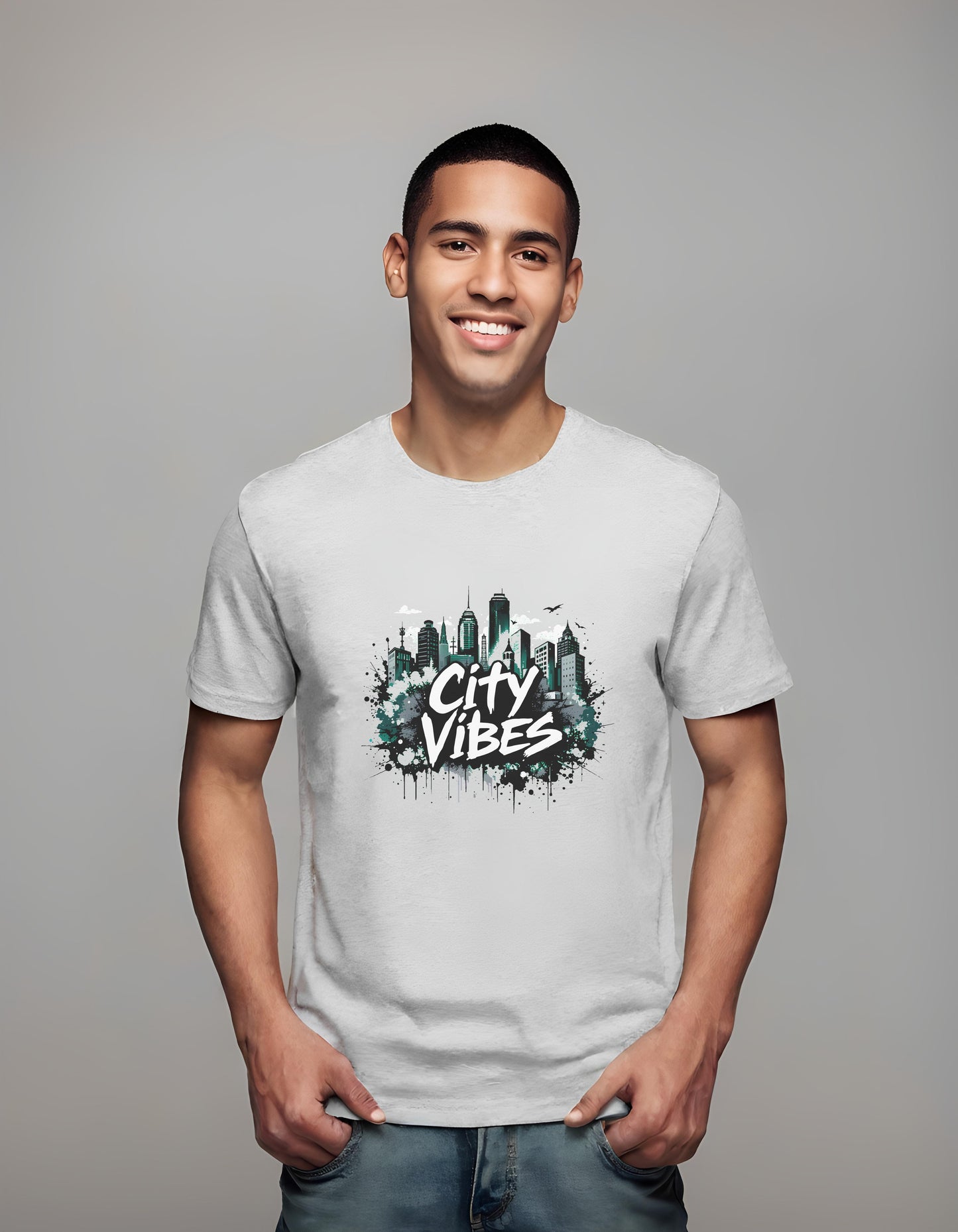 unisex - t-shirt - friends - modern cityscape