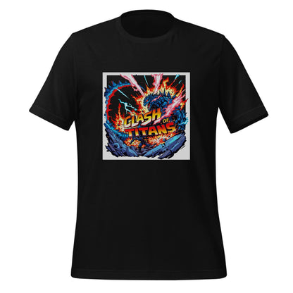 t-shirt - superheroes - animation lovers - epic showdown design