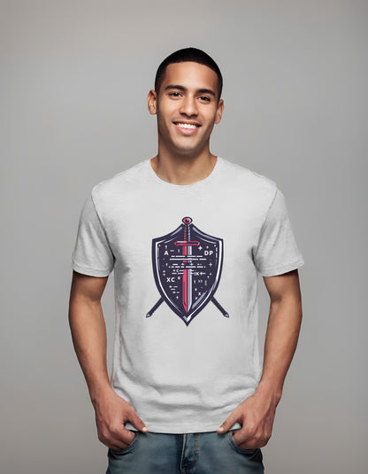 shield - t-shirt - sword - unique shield shirt