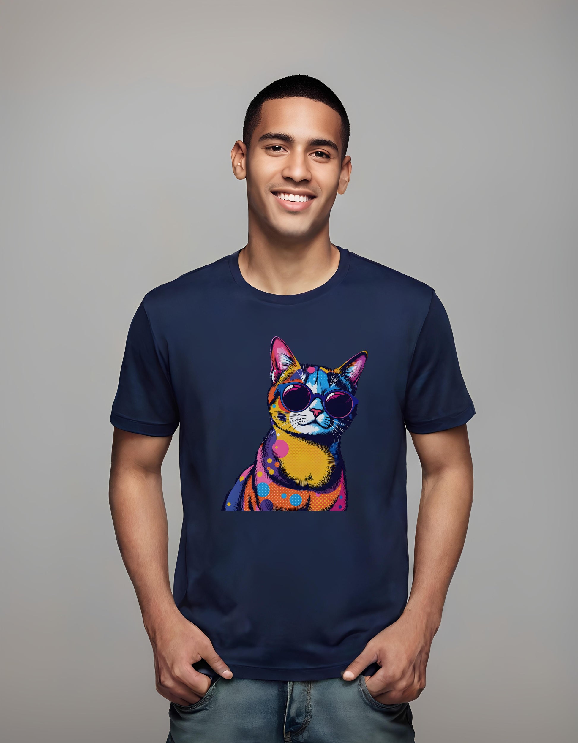 t-shirt - fashion enthusiasts - unisex cat shirt