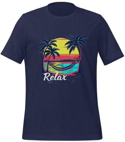 navy - t-shirt - serene ocean image - relaxation - collectors