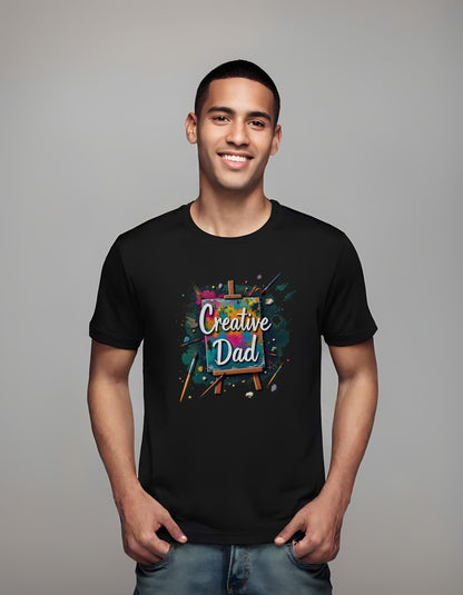 stay-at-home dads - t-shirt - artistic dad shirt - playfulness