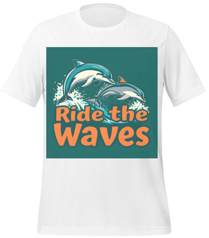 dolphin lovers - cruise-t-shirts - energetic dolphin art - t-shirt - white