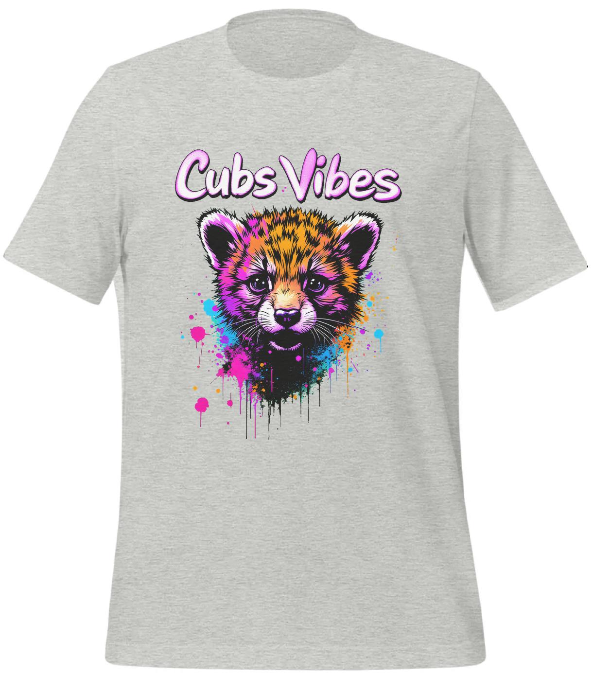 cubs vibes design - t-shirt - expressive - athletic_heather - urban decor