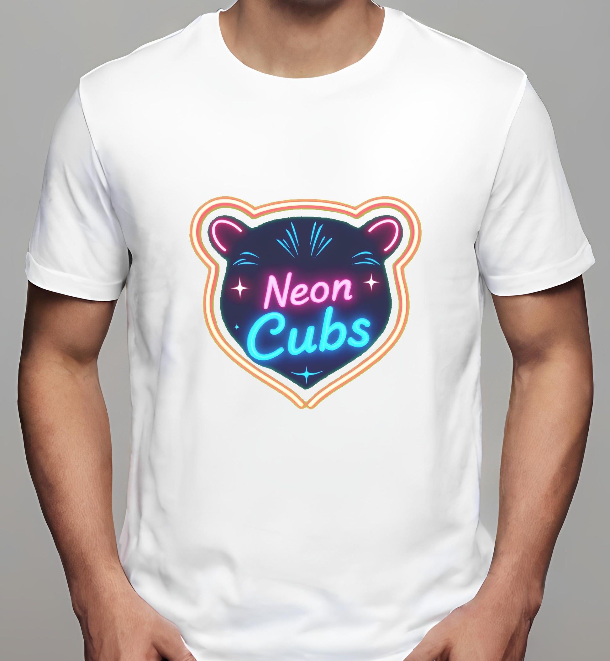 whimsical cub art - white - t-shirt - design collectors - gift shops