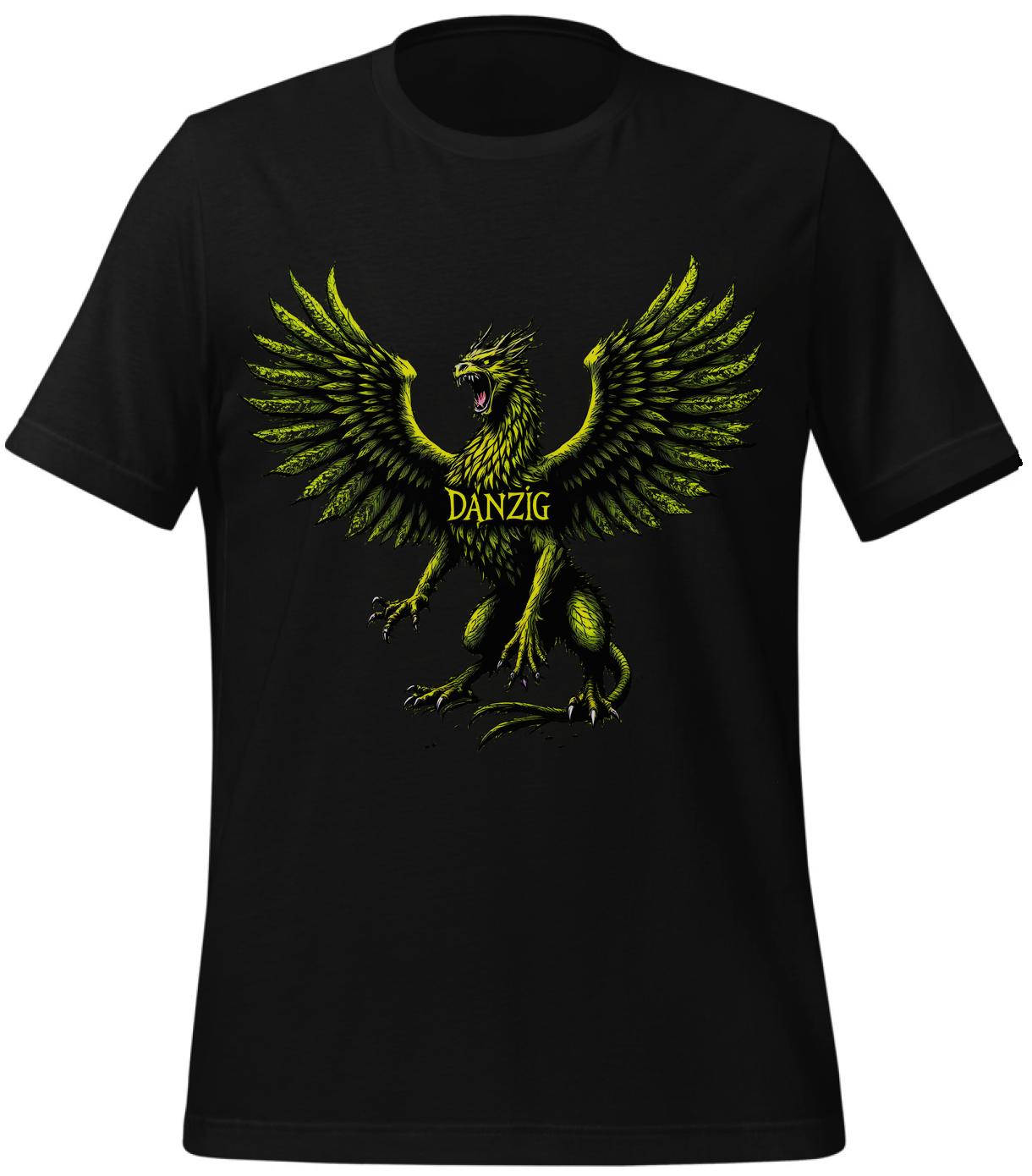 tattoo style griffin - black - intricate griffin details - t-shirt