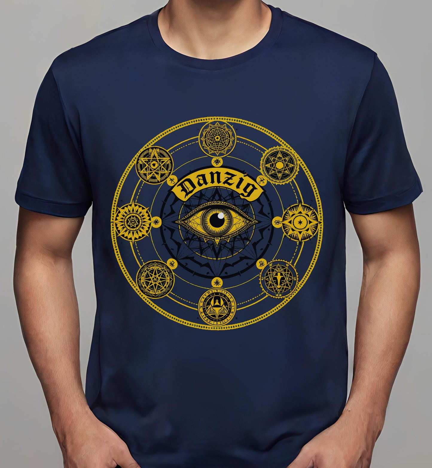 alternative merchandise - t-shirt - occult - navy